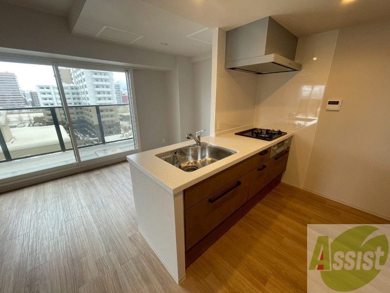 キッチン　システムキッチンなので、すぐお料理に使えます！