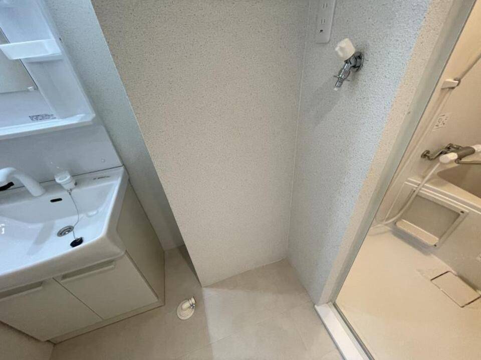 洗面設備　洗濯機置場