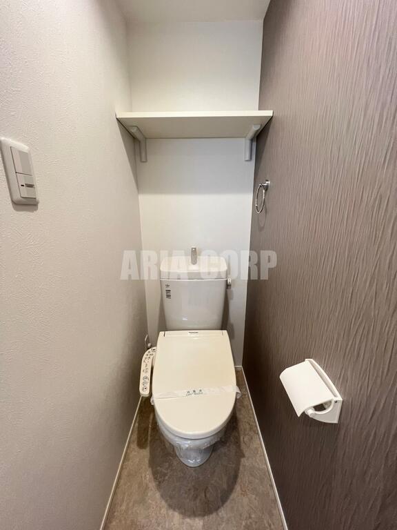 トイレ　ウォシュレット設備も標準装備です！