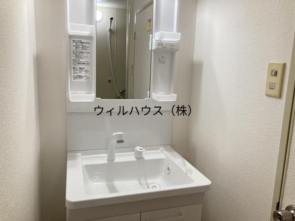 洗面設備　独立洗面台！