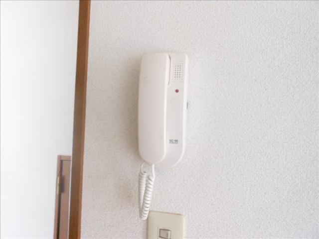 セキュリティ　インターホンです