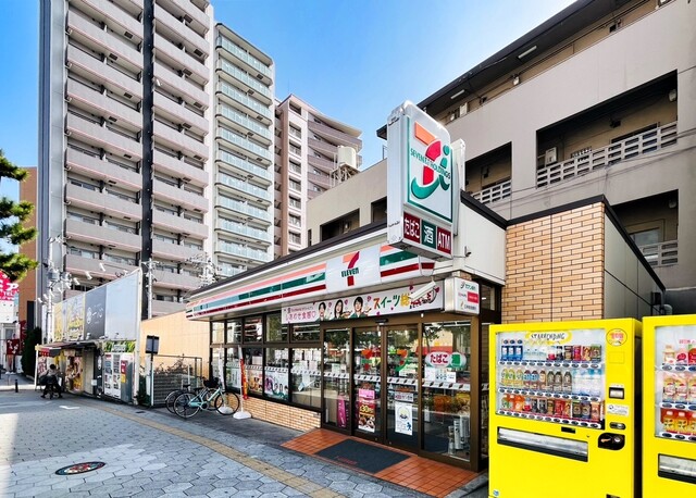 コンビニ　セブンイレブン 大阪鶴橋駅西店（コンビニ）まで335m