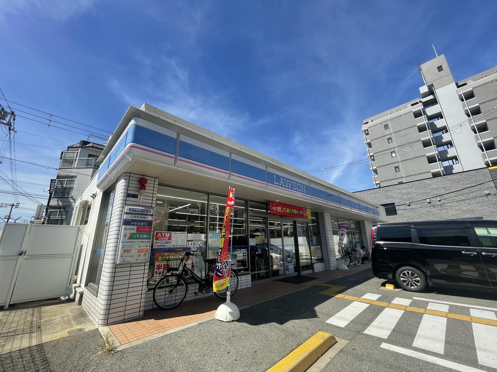 コンビニ　ローソン野里1丁目店（コンビニ）まで400m