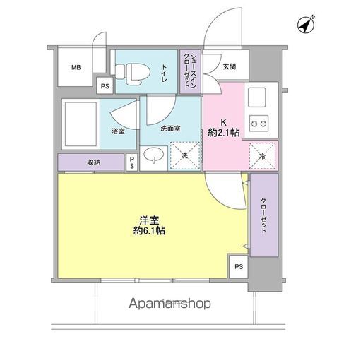 スタイリオ中延駅前の間取り写真