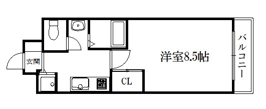 CASA GRAN洛西の間取り写真