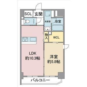 ステーションウエストタワーの間取り写真