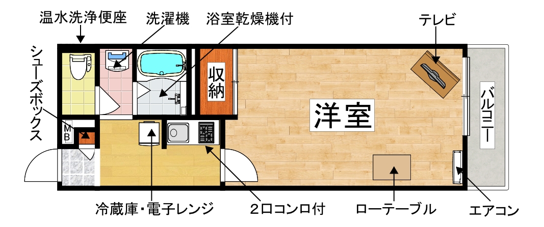 地下鉄谷町線 長原駅 徒歩6分 3階建 築16年の間取り写真