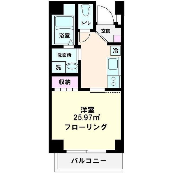 リバーシティハイツOkadaの間取り写真
