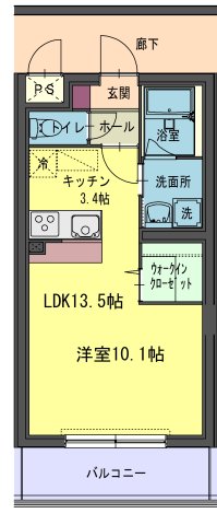 コルトーナ弐番館の間取り写真