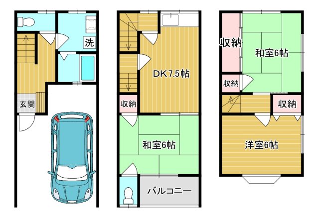 グリーンメモリアパートIIIの間取り写真