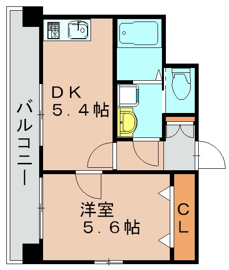SUN・NESTPIA箱崎駅前の間取り写真