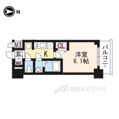 プレサンスTHEKYOTO吉祥院の間取り写真
