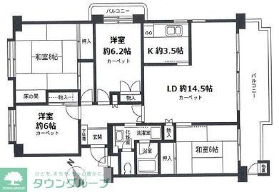 東急ドエル市ヶ尾アネックスの間取り写真