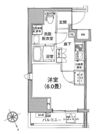 ＪＲ京浜東北線 大森駅 徒歩5分 13階建 築13年の間取り写真