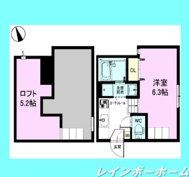 RIZEST フロレスタの間取り写真