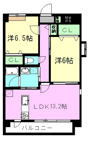 アイリス三里木の間取り