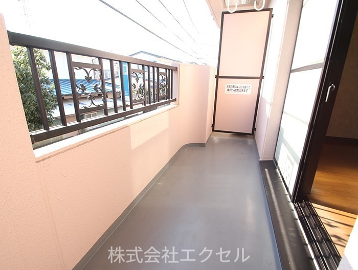 バルコニー　眺望良好です。