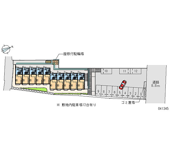 【レオパレス首里城下町の駐車場】