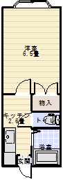 ブルージュ弐番館の間取り