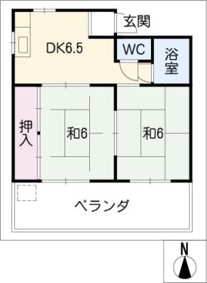 コーポタカハシの間取り