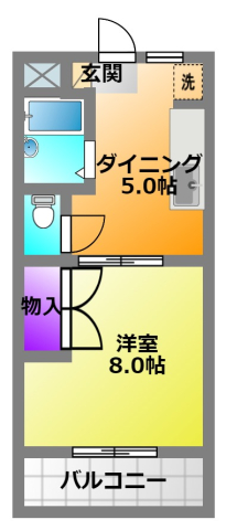 アイ＆ユウ壱番館の間取り