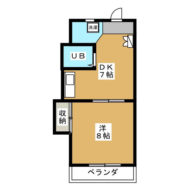 ダイアパレス蒔田第２の間取り