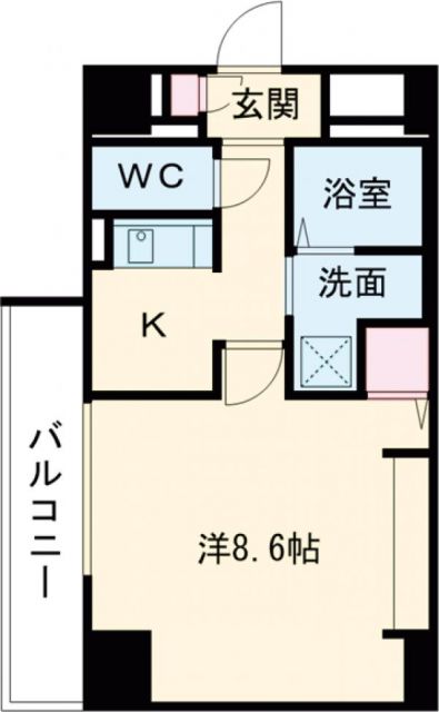 堺市堺区神明町西のマンションの間取り