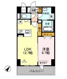 シェルト新都心の間取り