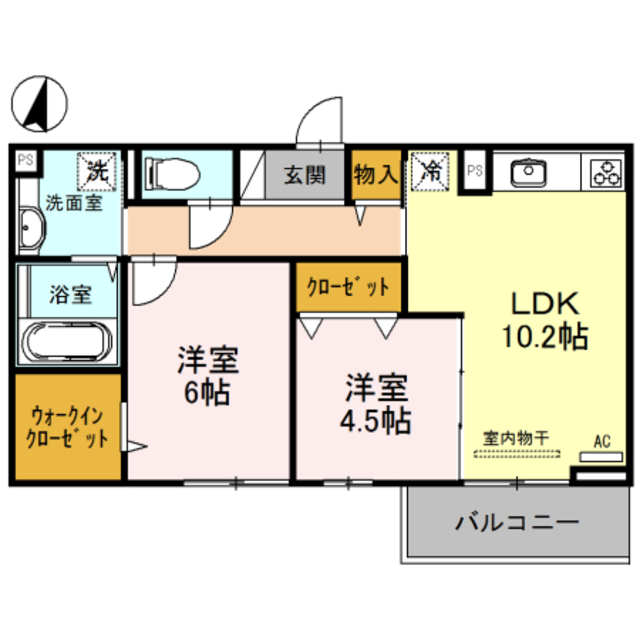 シューペリアIIの間取り