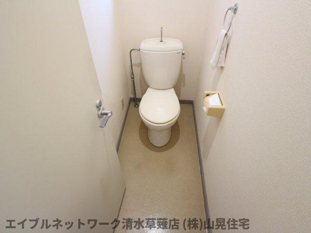【静岡市清水区草薙一里山のアパートのトイレ】