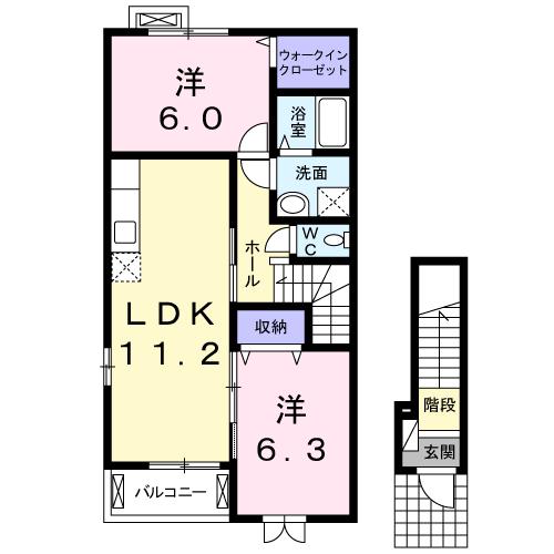 シャルマンコートＣの間取り