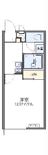 レオパレスサンライトヒルズの間取り