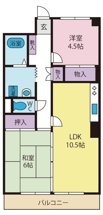 グリーンアースの間取り