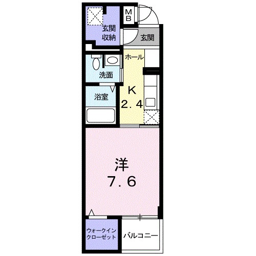 ハミングコートおおたかの森の間取り