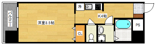 アクアシティ本川町の間取り