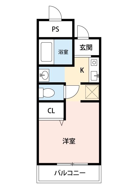 ルミナス岸部の間取り