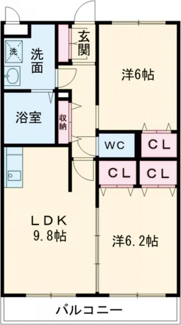 ショコラブランの間取り