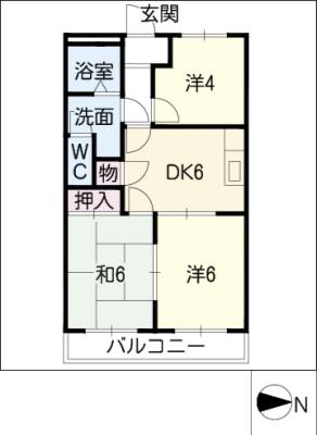 ナチュラルパークハウスの間取り