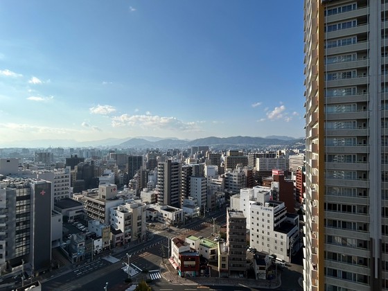 【広島市中区東千田町のマンションの眺望】