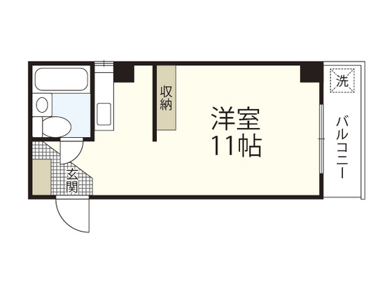 【広島市中区本川町のマンションの間取り】