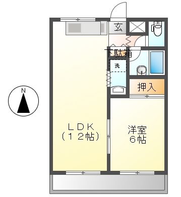 サンフラット駅前の間取り