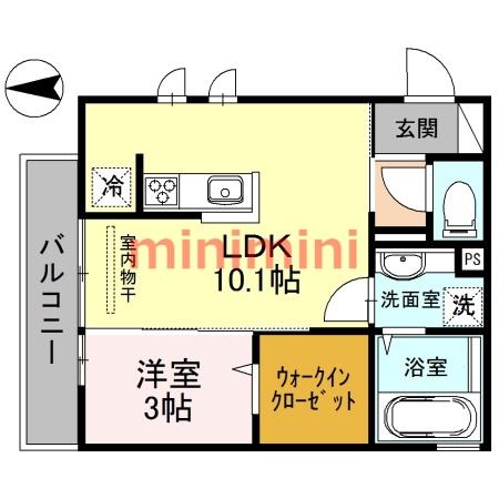 アロッジオ　ヒカリ　大手町の間取り