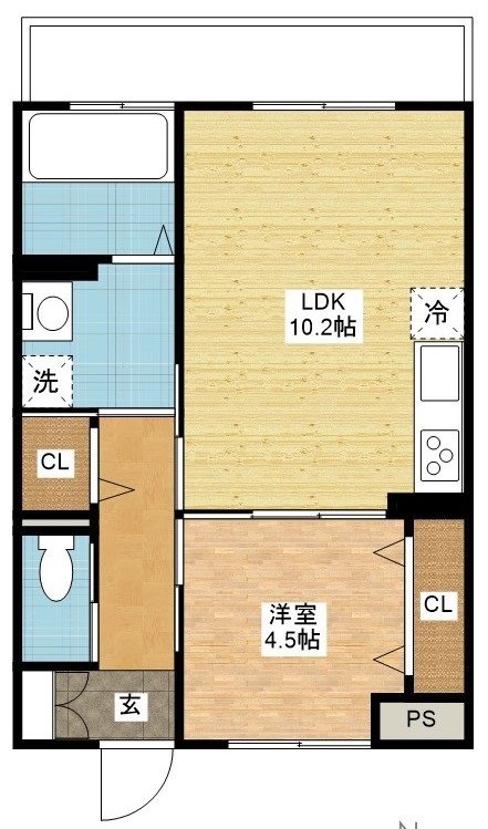 【Residence南町の間取り】