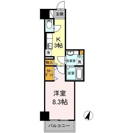 三島市寿町のマンションの間取り