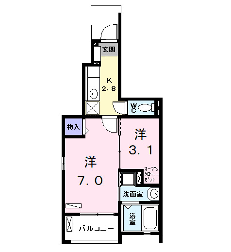 ブランシュシュの間取り