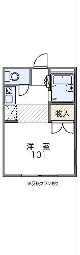 レオパレス永原の間取り