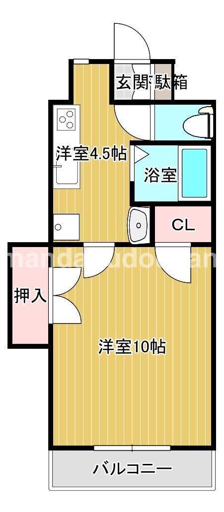 第８年見マンションの間取り