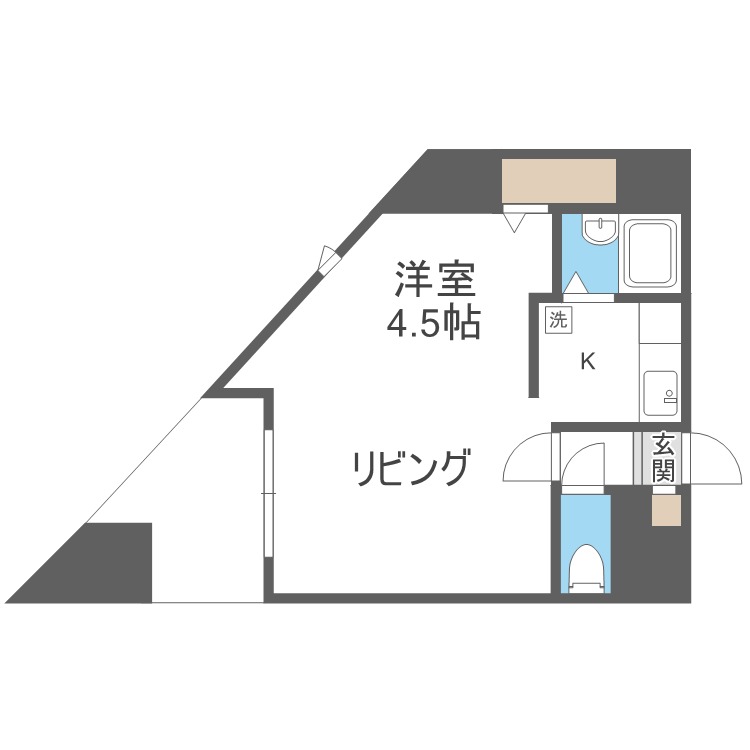 【パークヒルズ東札幌の間取り】