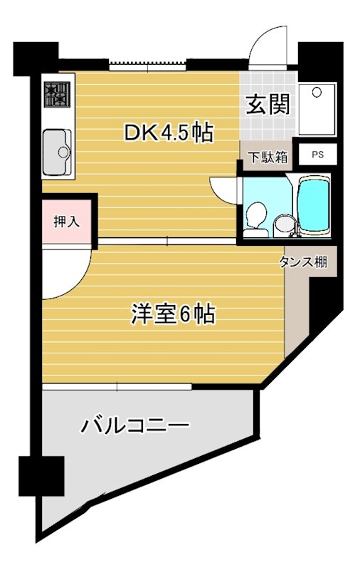 ユートピア小船越の間取り