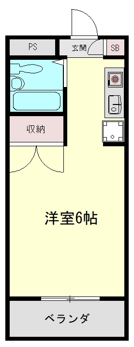 枚方市小倉町のマンションの間取り